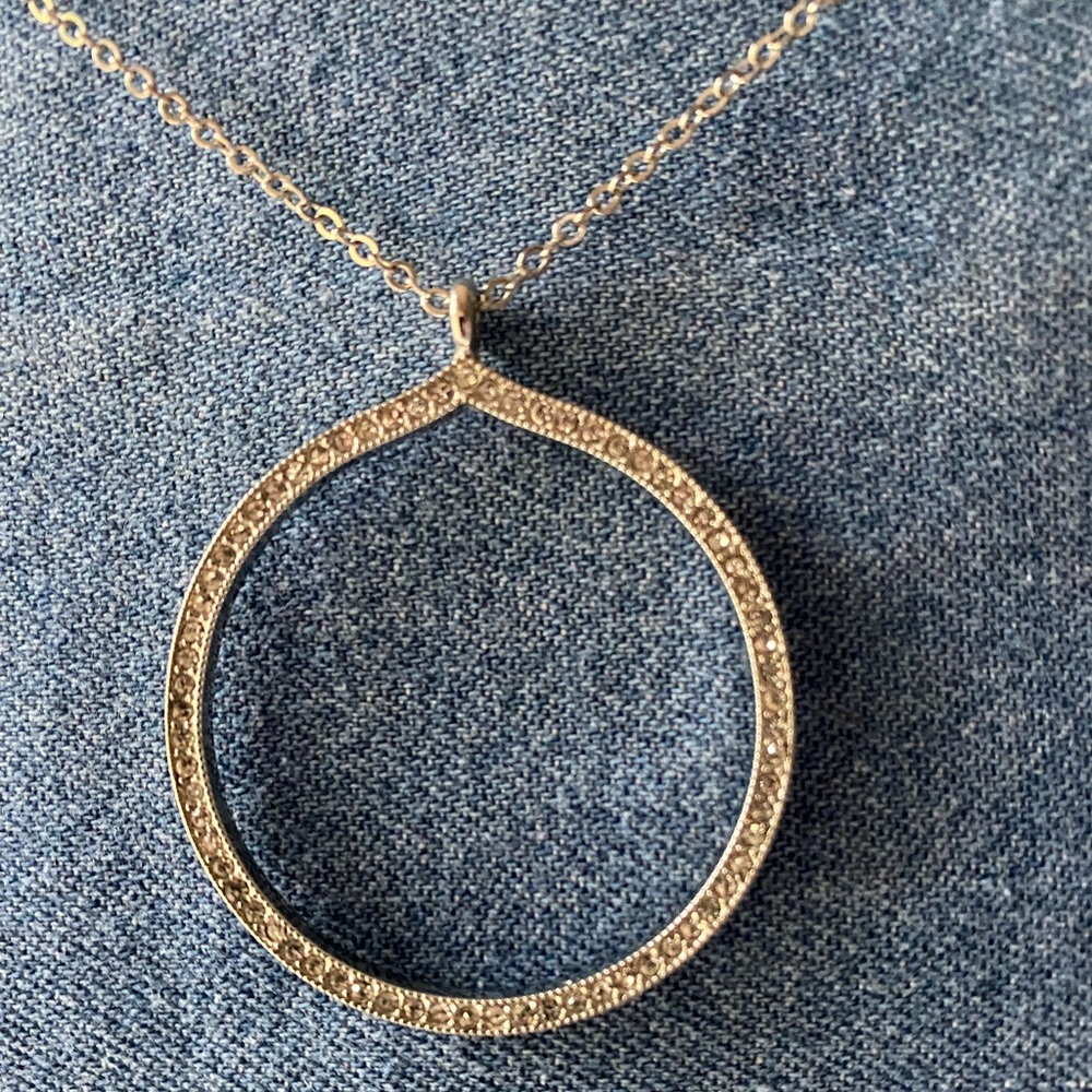 Crystal Circle Necklace